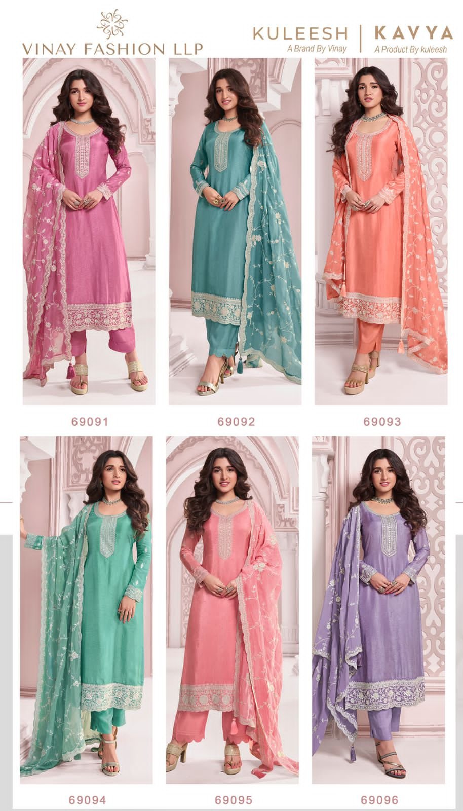 Kuleesh vinay kavya ladies suits wholesalers