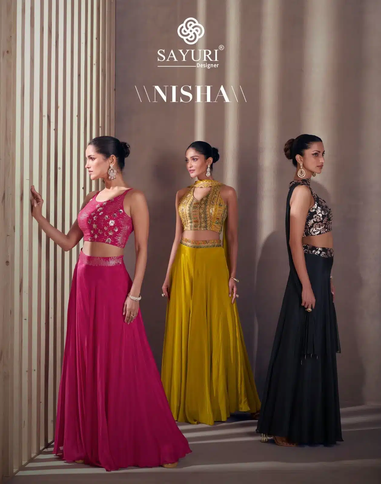 Sayuri designer Nisha ladies suits wholesalers