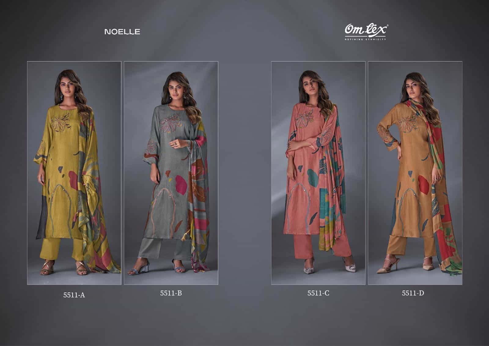 Omtex Noelle russian silk suits