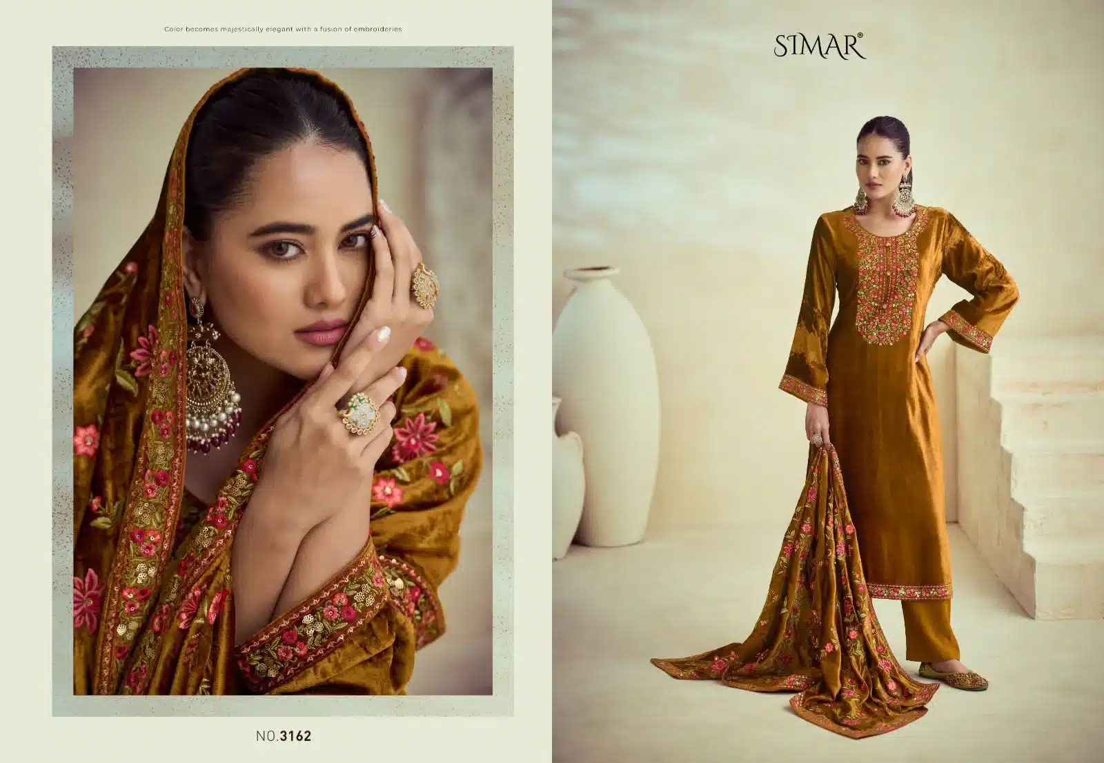 Simar Rang e makhmali 2 ladies suits