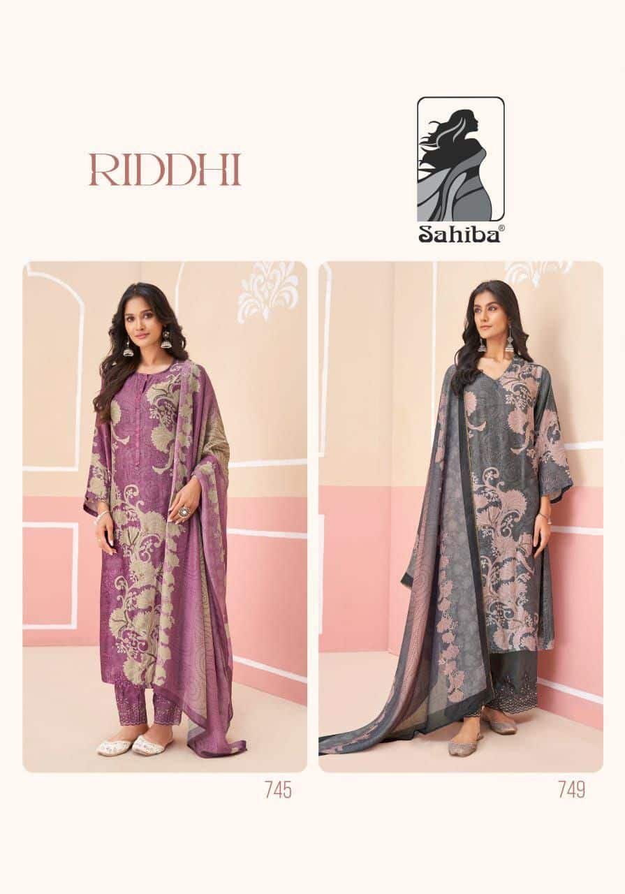 Explore the Elegance of Sahiba Ridhi Fabrics