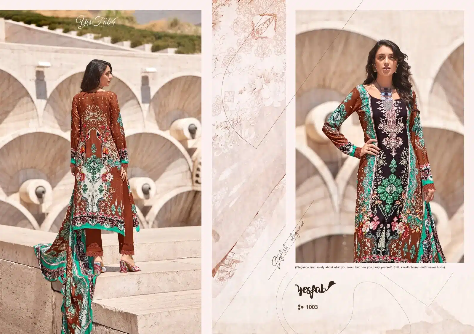 Yesfab hania ladies designer suit