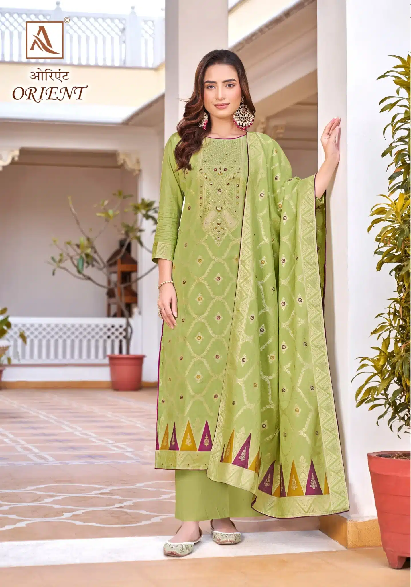 Alok Orient ladies suits