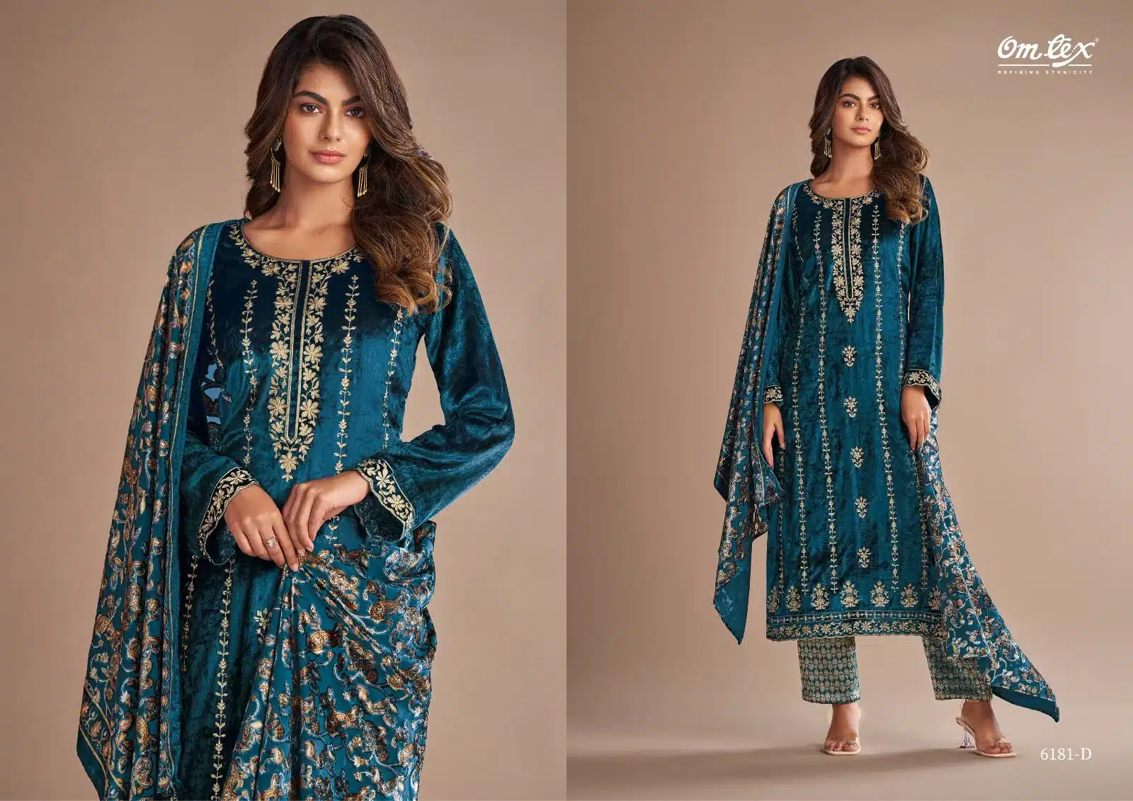 Omtex ritha 9 ladies designer suit