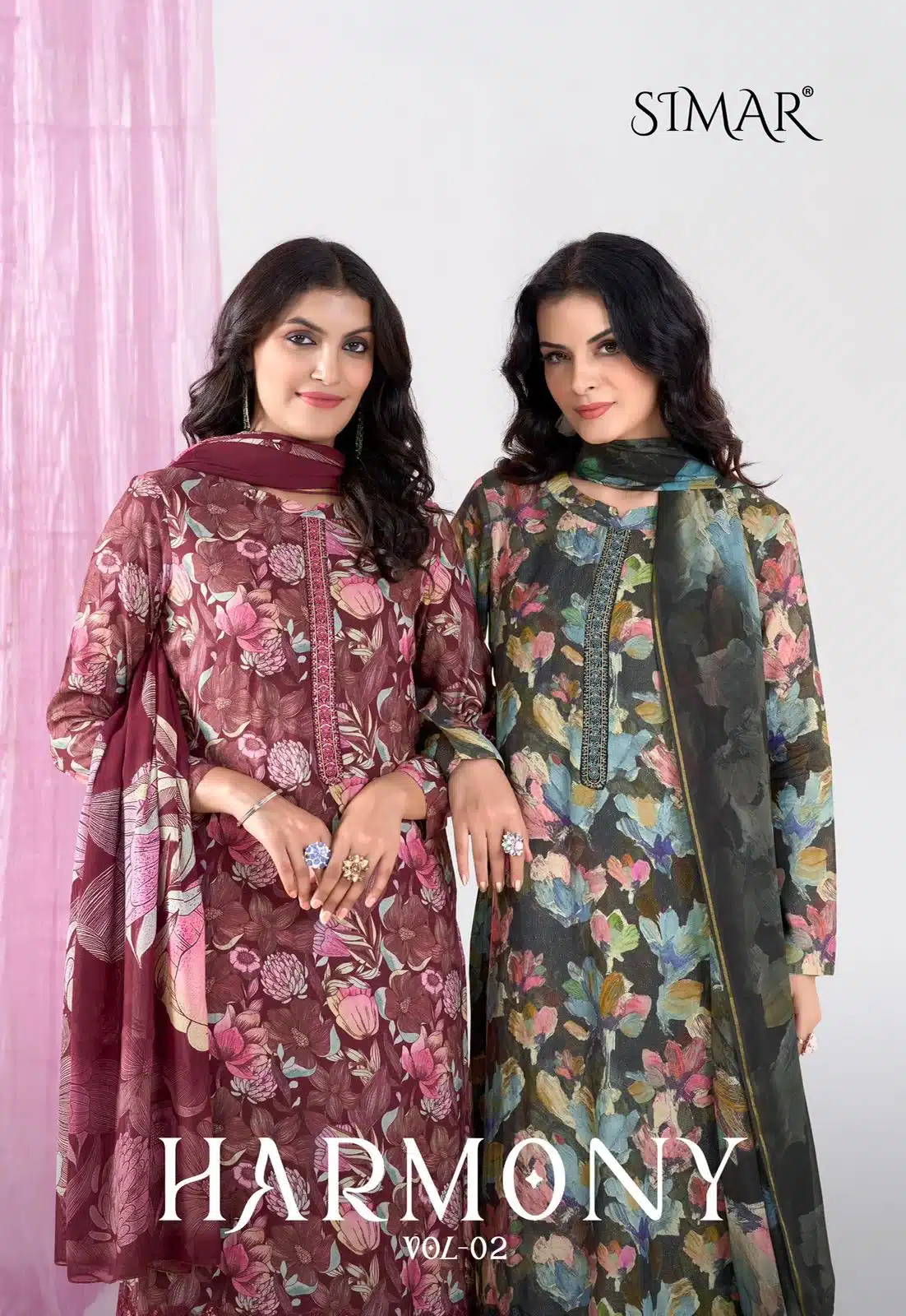 Glossy simar harmony 2 ladies suits