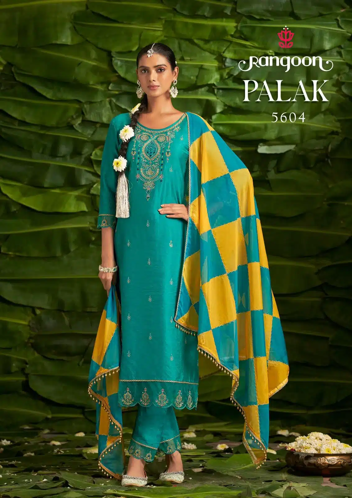 Rangoon palak ladies suits