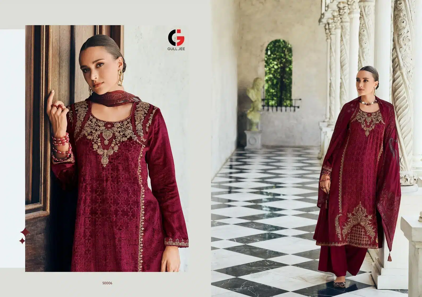 Gul jee alfaz ladies designer suit