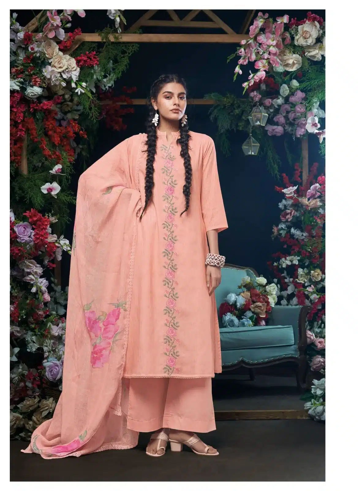 Ganga sheeda ladies designer suit