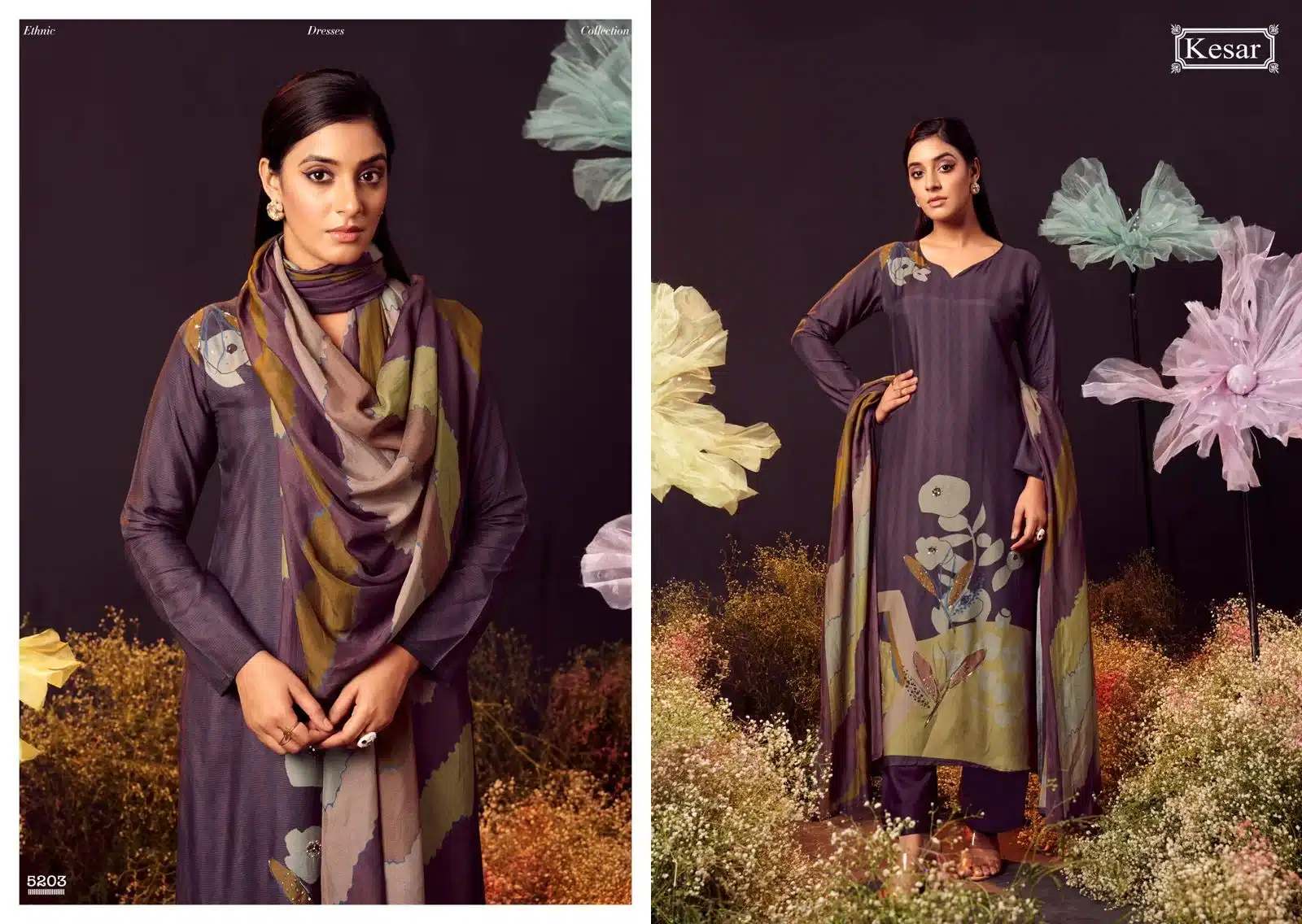 Kesar Karachi lamhe ladies suits