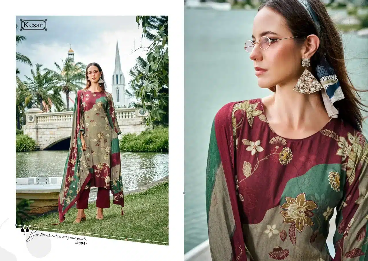 Kesar Karachi garden of dreams ladies suits