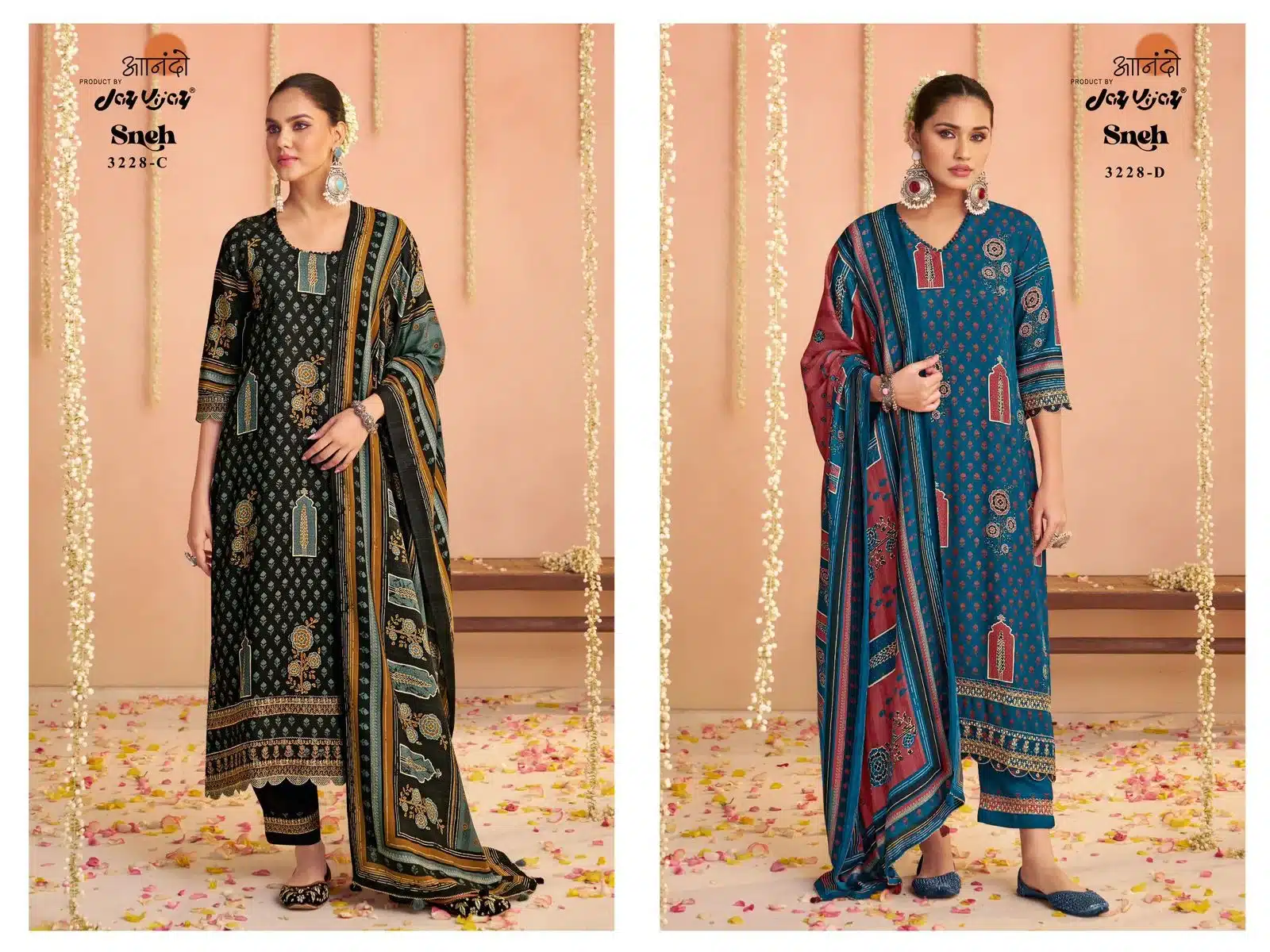 Jay Vijay sneh ladies suits