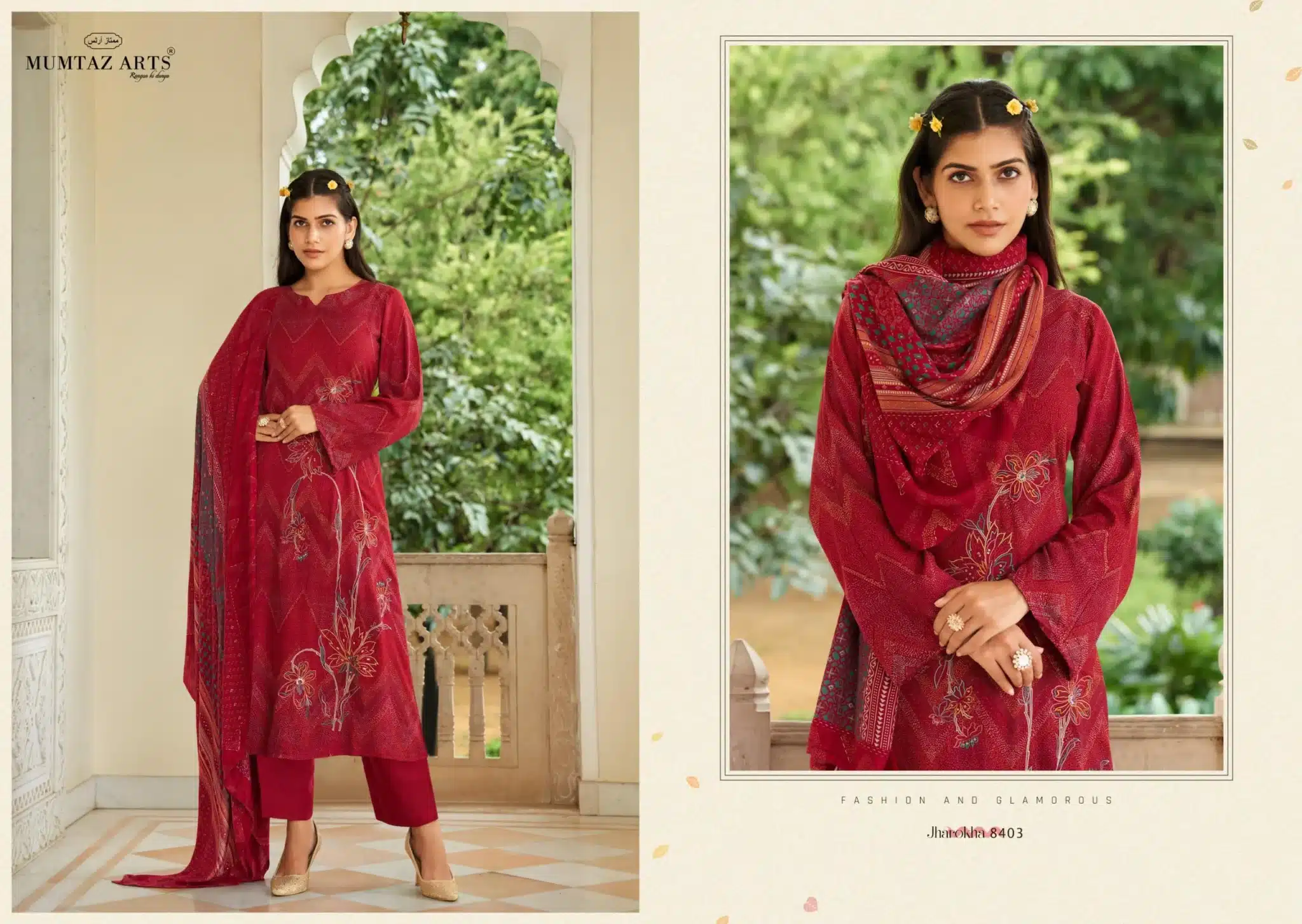 Mumtaz jharokha ladies designer suit