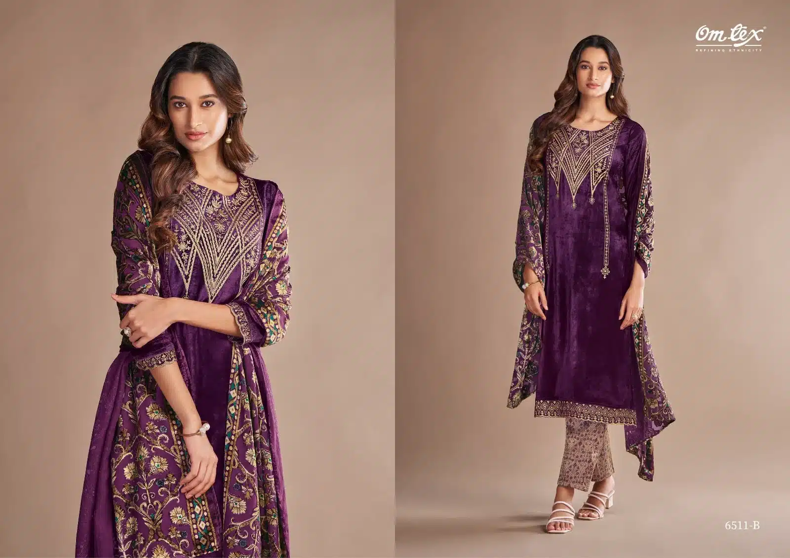 Omtex ritha 14 ladies suits