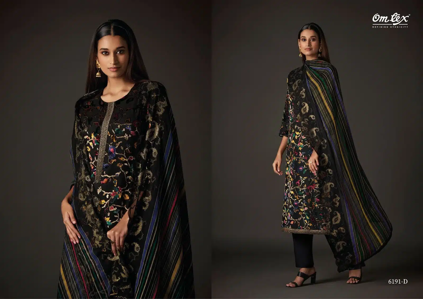 Omtex ethnic elegance ladies suits