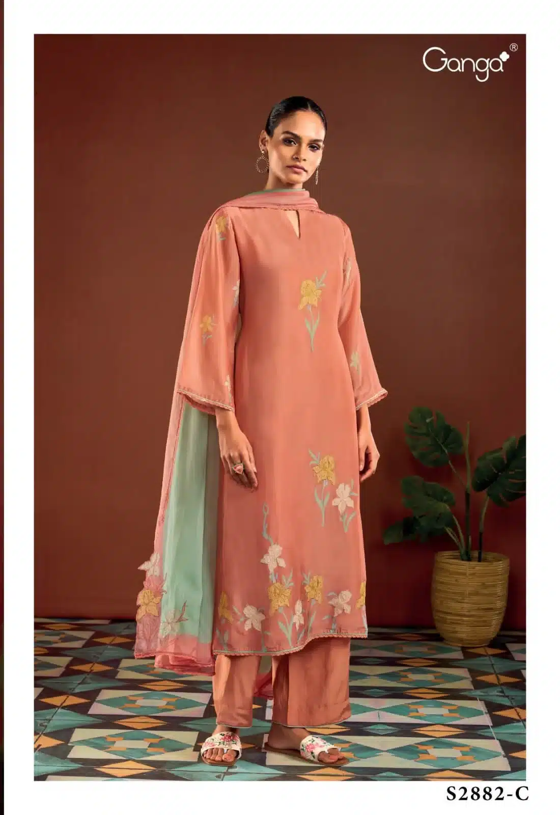 Ganga lucella 2882 ladies suits
