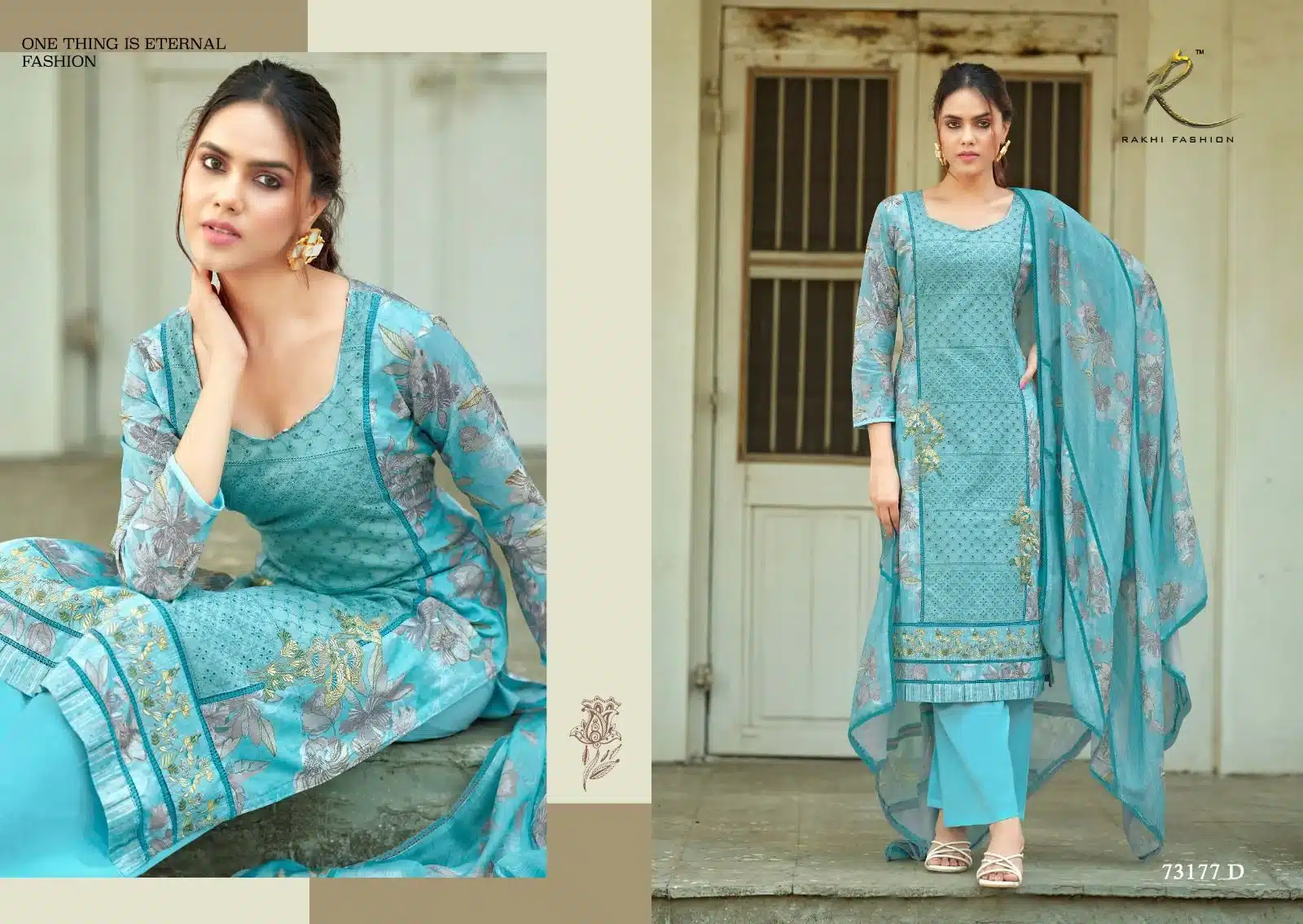 Rakhi zeenat ladies designer suit