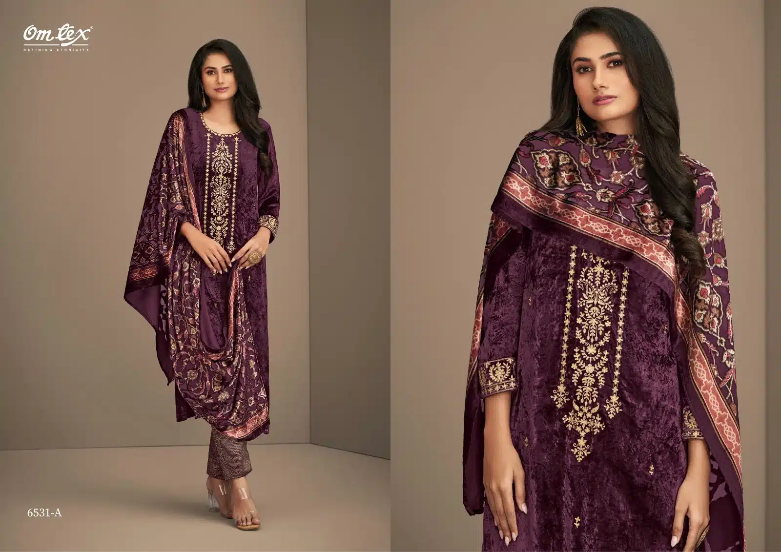 Omtex ritha 18 ladies designer suit