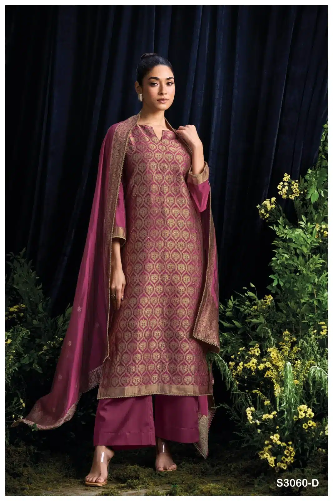 Ganga zeyar 3060 ladies designer suit