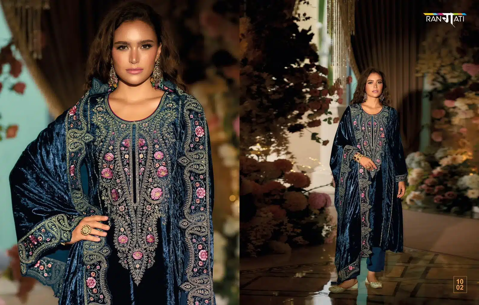 Rangati velvet 36 vol 2 ladies designer suit