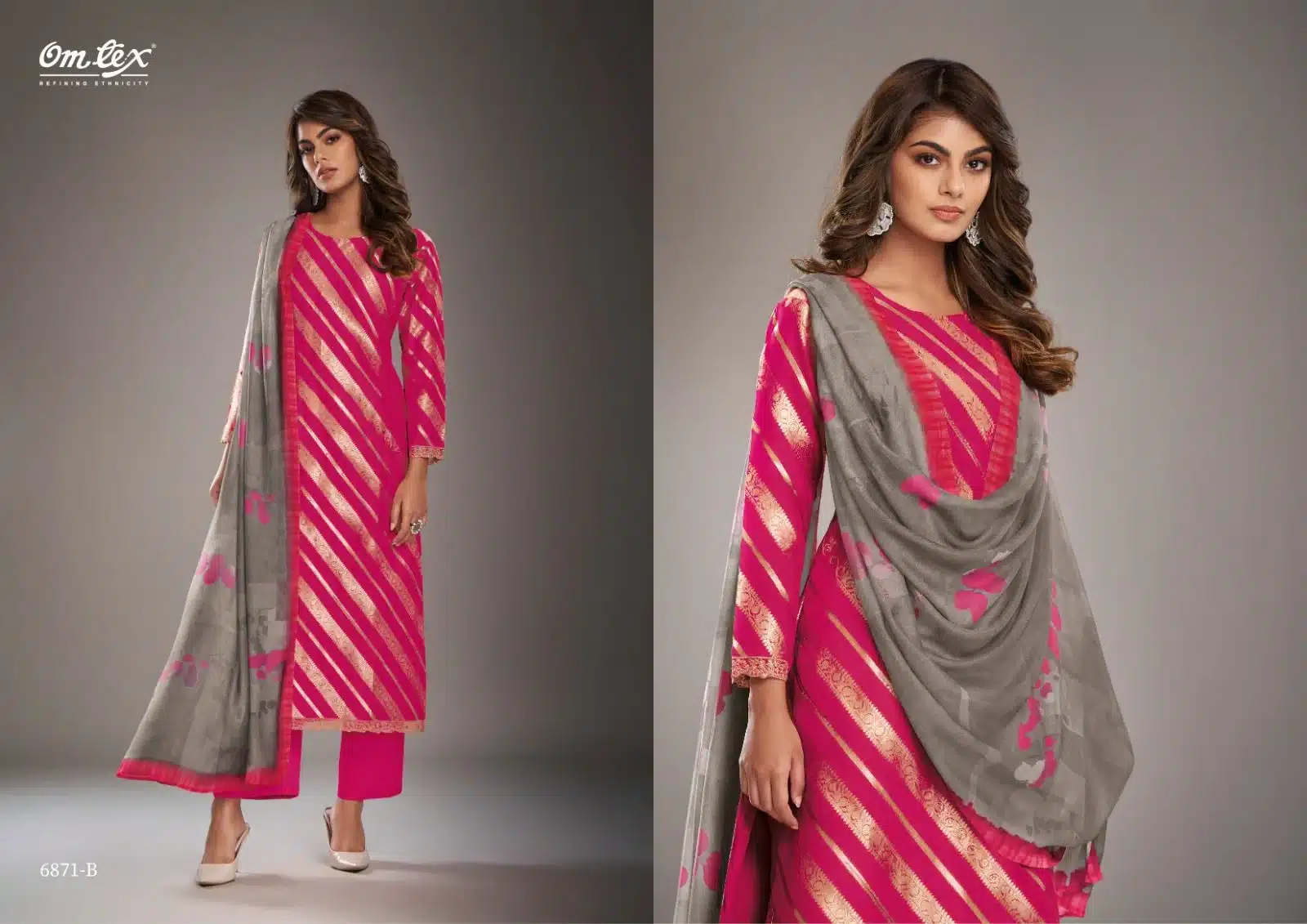 Omtex nikisha 2 ladies designer suit