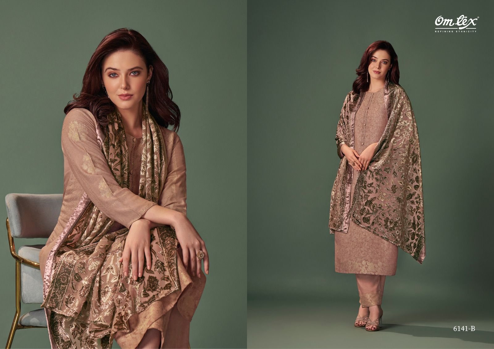 Omtex celestic ladies designer suit