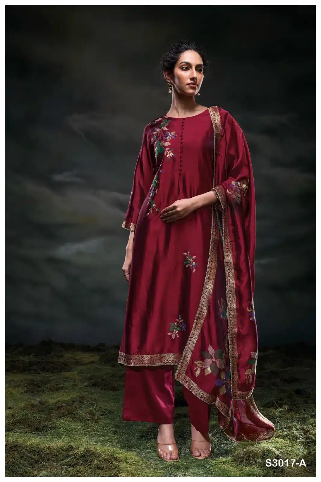 Ganga chanila 3017 ladies suits