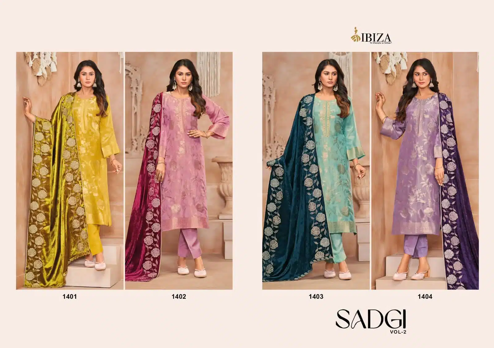 Ibiza sadgi 2 ladies designer suit