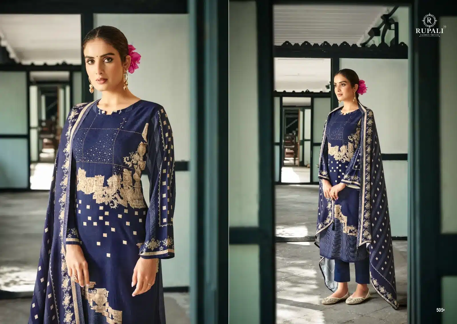 Rupali retro ladies designer suit