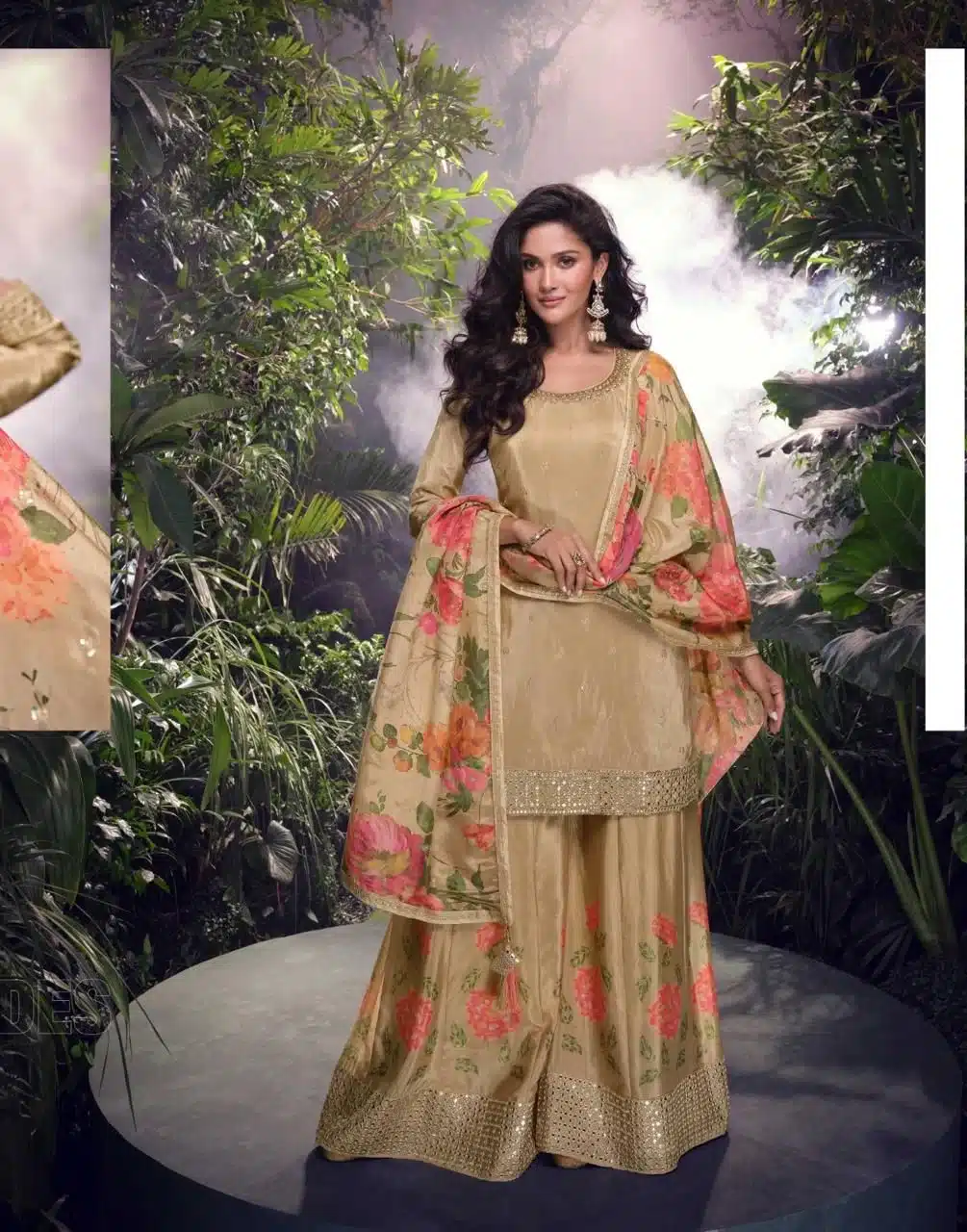 Sayuri shehnaaz 3 readymade suit