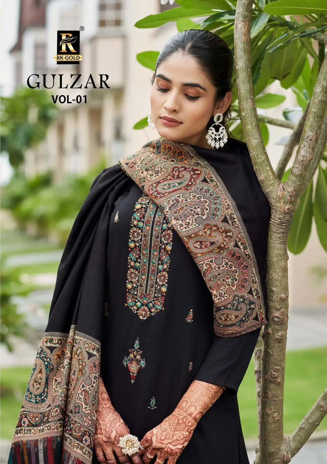 Rk gold 1 ladies designer suits