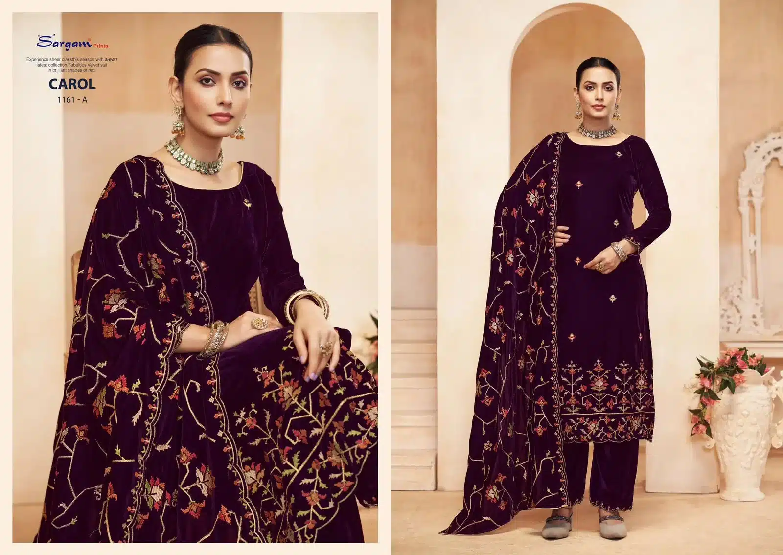 Sargam carol ladies suits