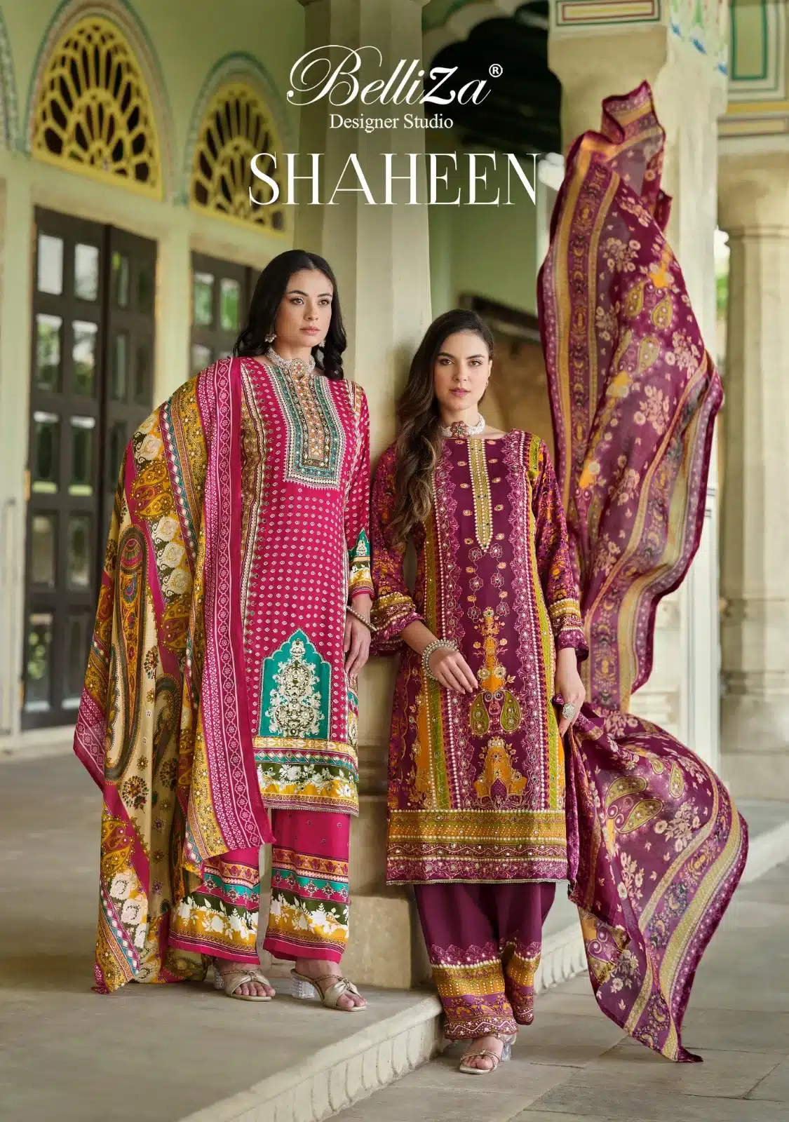 Belliza shaheen ladies suits