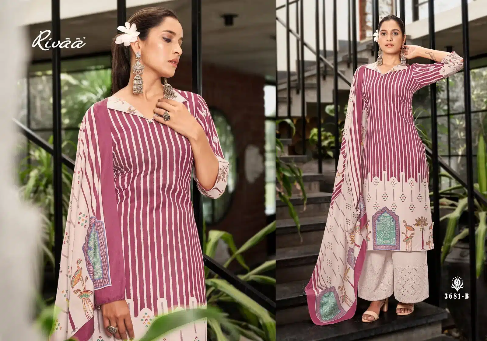 Rivaa nishika 8 ladies suits