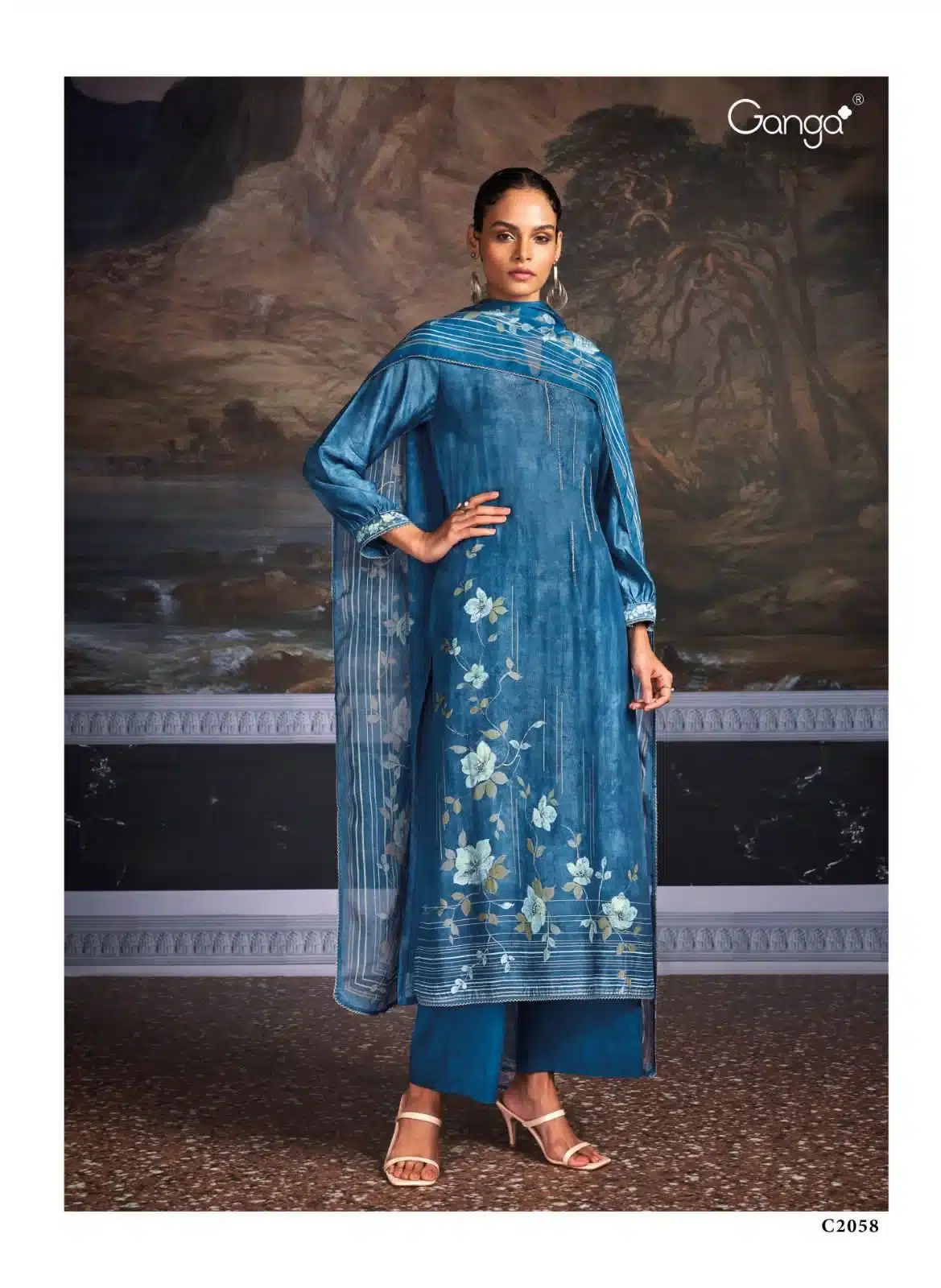 Ganga alfaz ladies suits