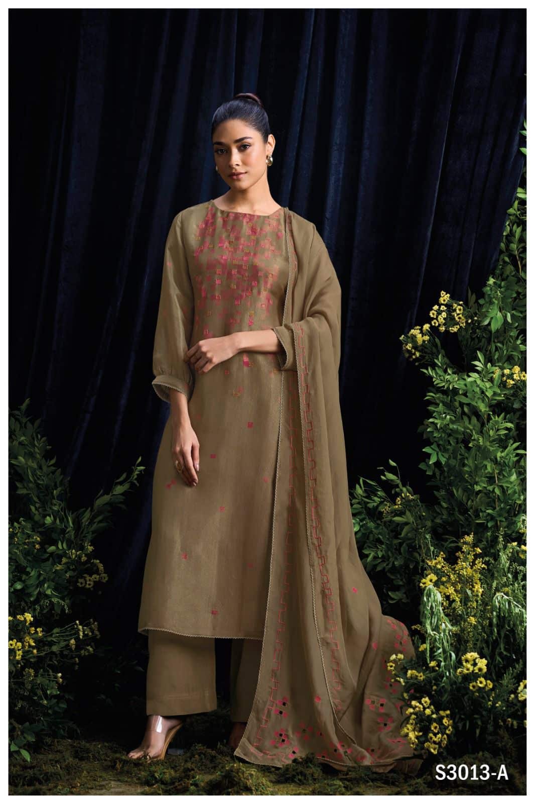 Ganga yon 3013 ladies suits