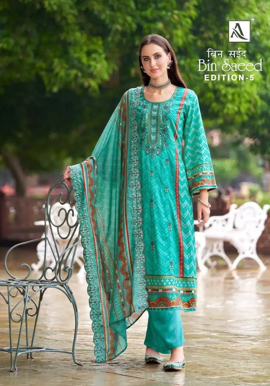 Alok been saaed 5 ladies suits
