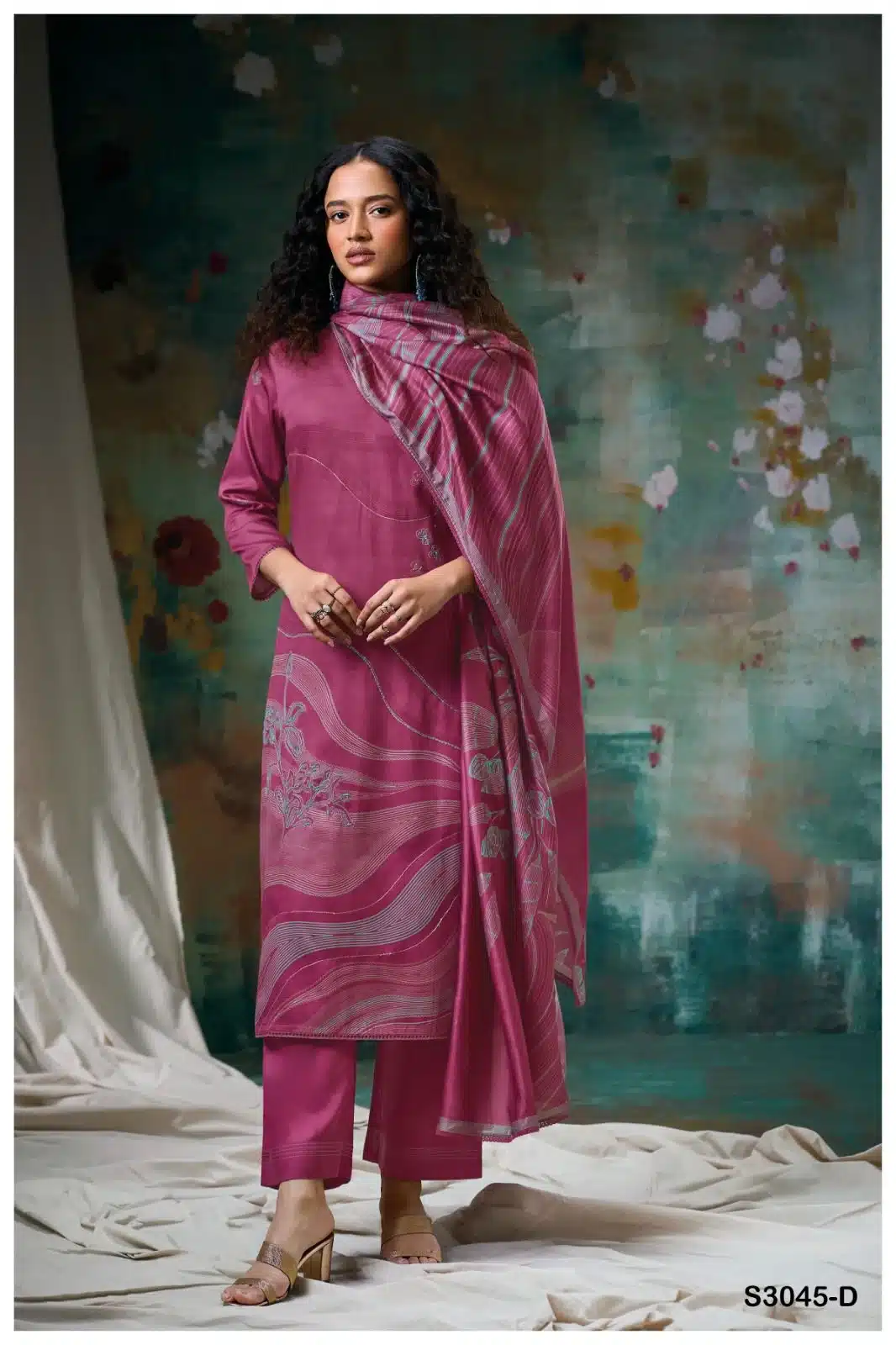 Ganga soe 3045 ladies suits