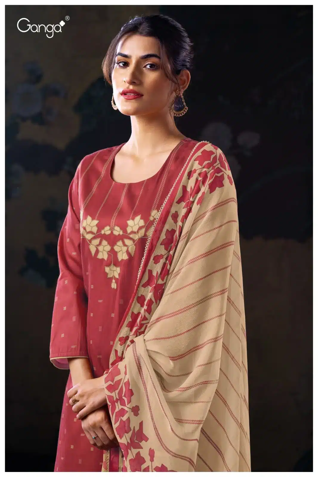 Ganga anliya 3137 ladies suits