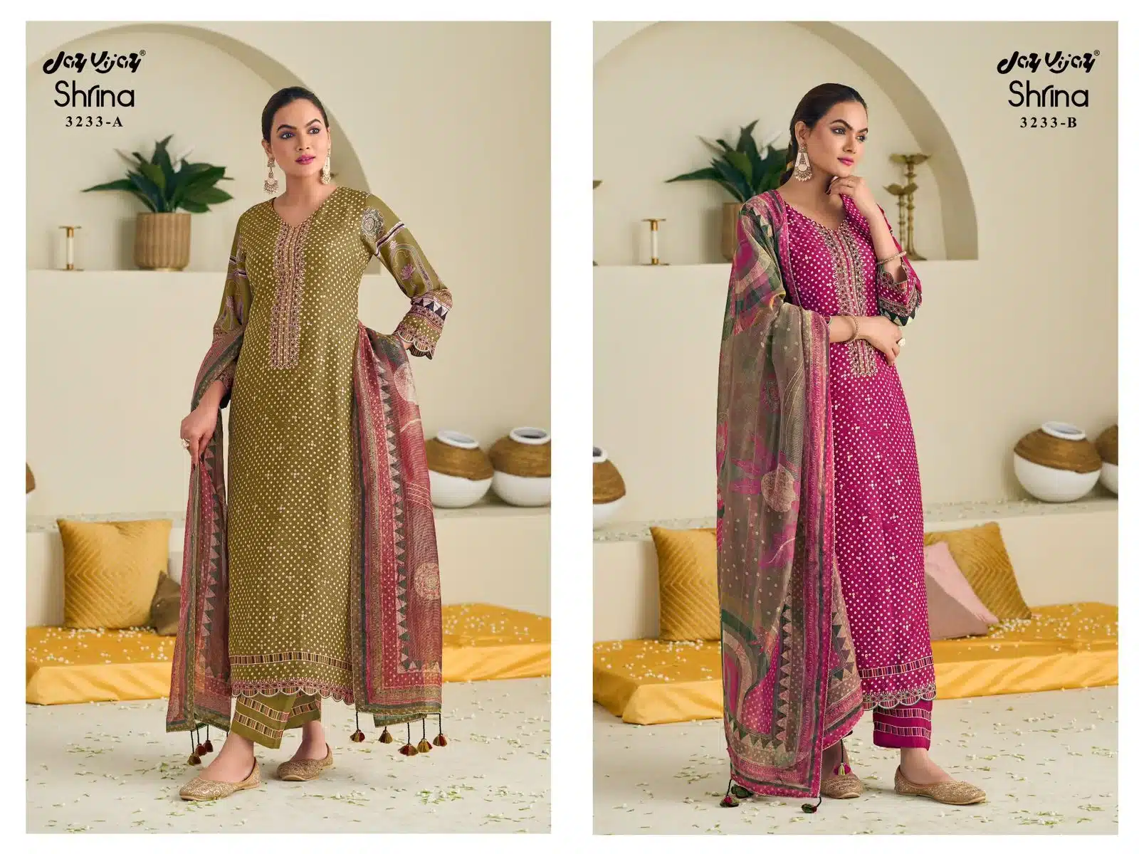 Jay Vijay shrina ladies suits