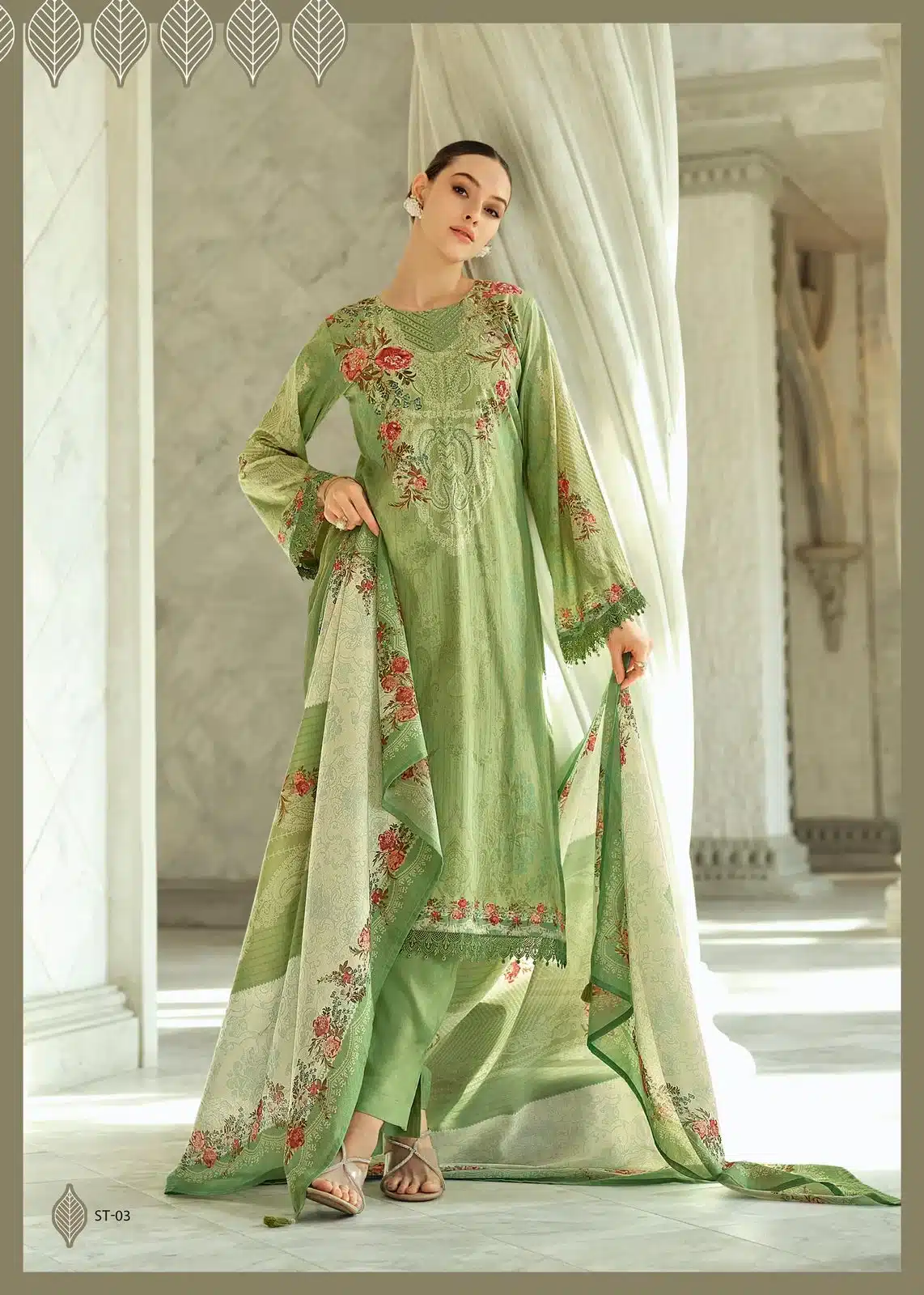 Varsha serenity ladies wholesaler suit