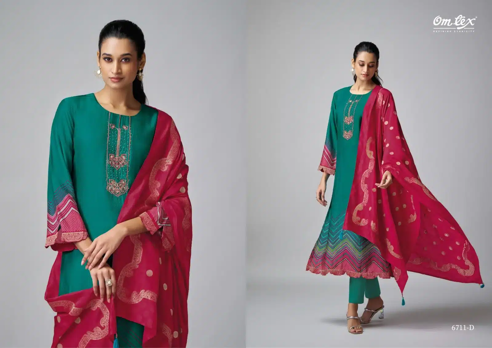 Omtex taruna ladies designer suit