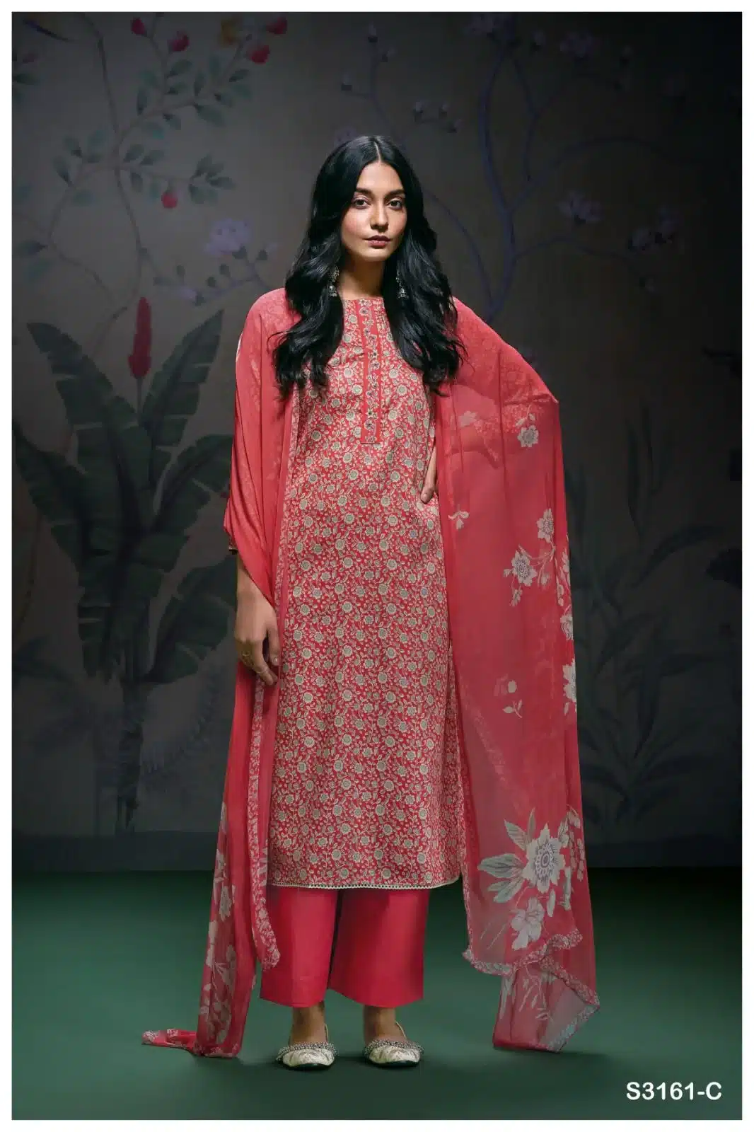 Ganga aaisha 3161 ladies manufacturer suit