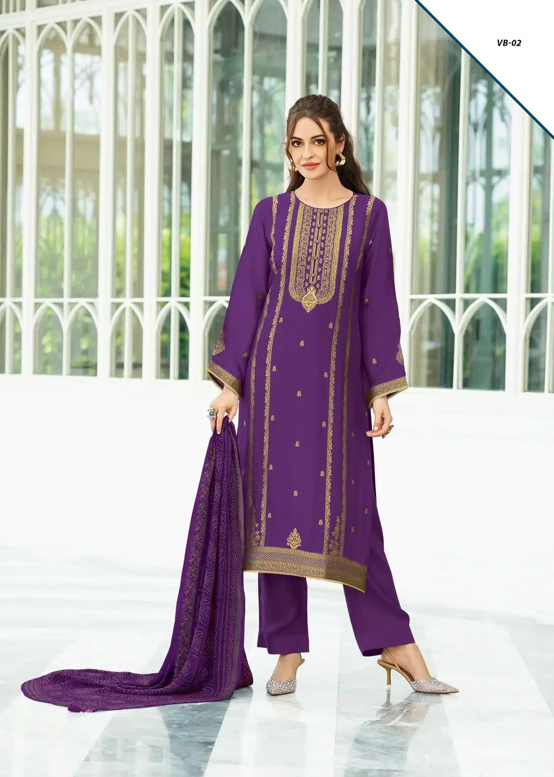 Varsha vibha ladies designer dress material