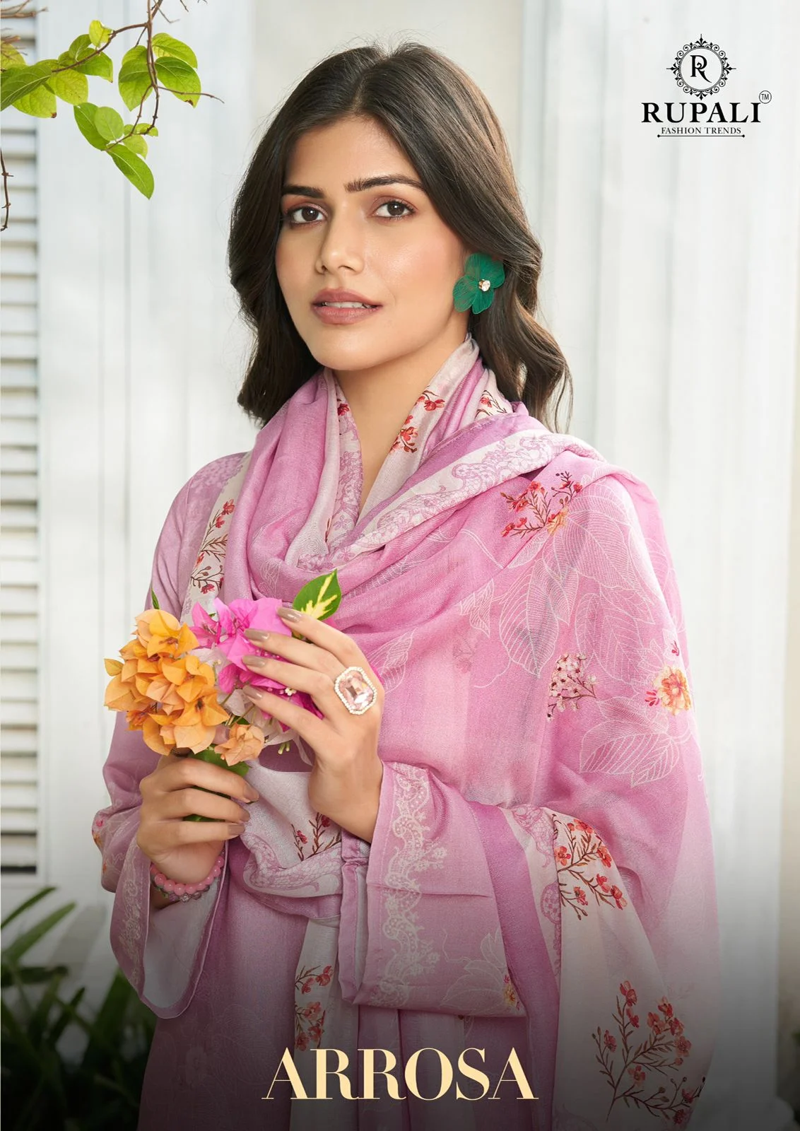 Rupali arrosa ladies designer suit