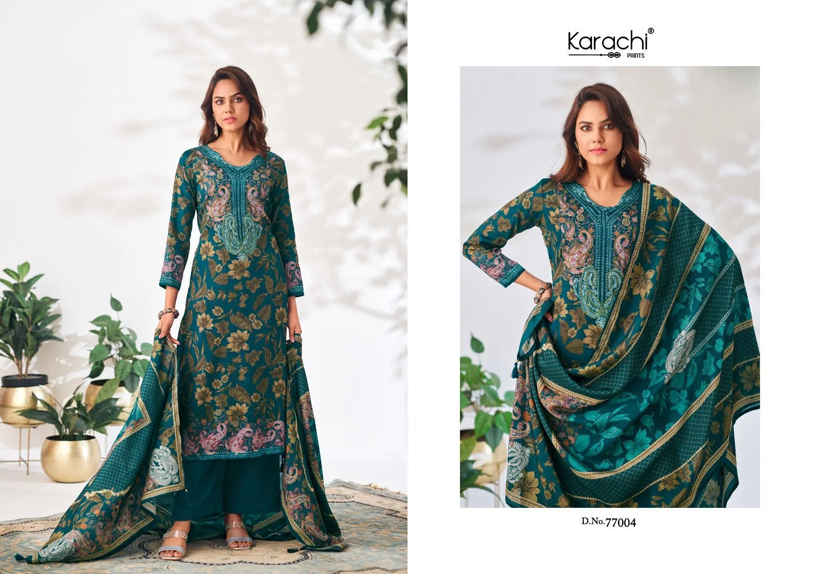 Kesar Karachi mahirah ladies wholesaler suit in chandni chowk