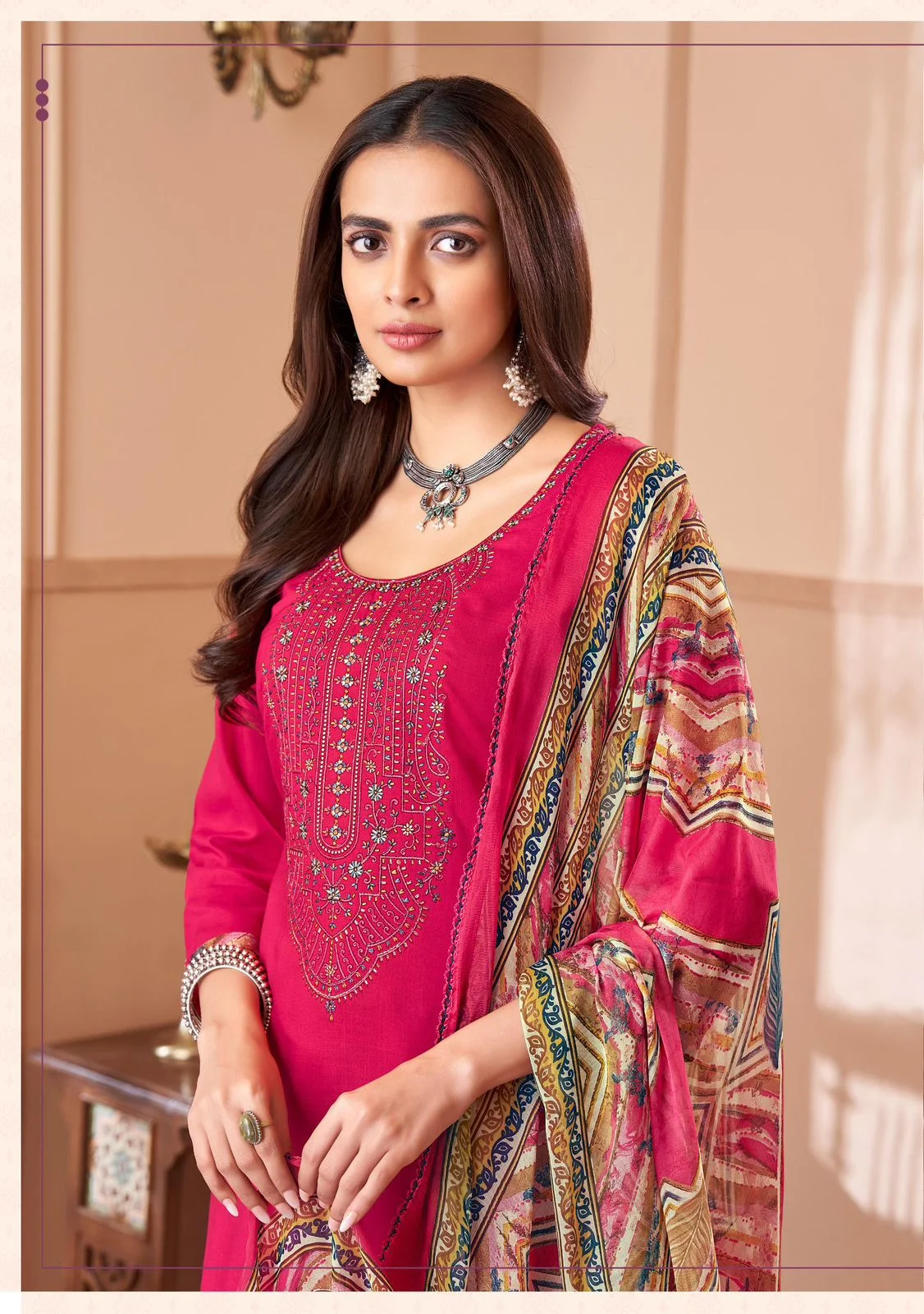 Alok patiyala fusion 18 ladies designer suit