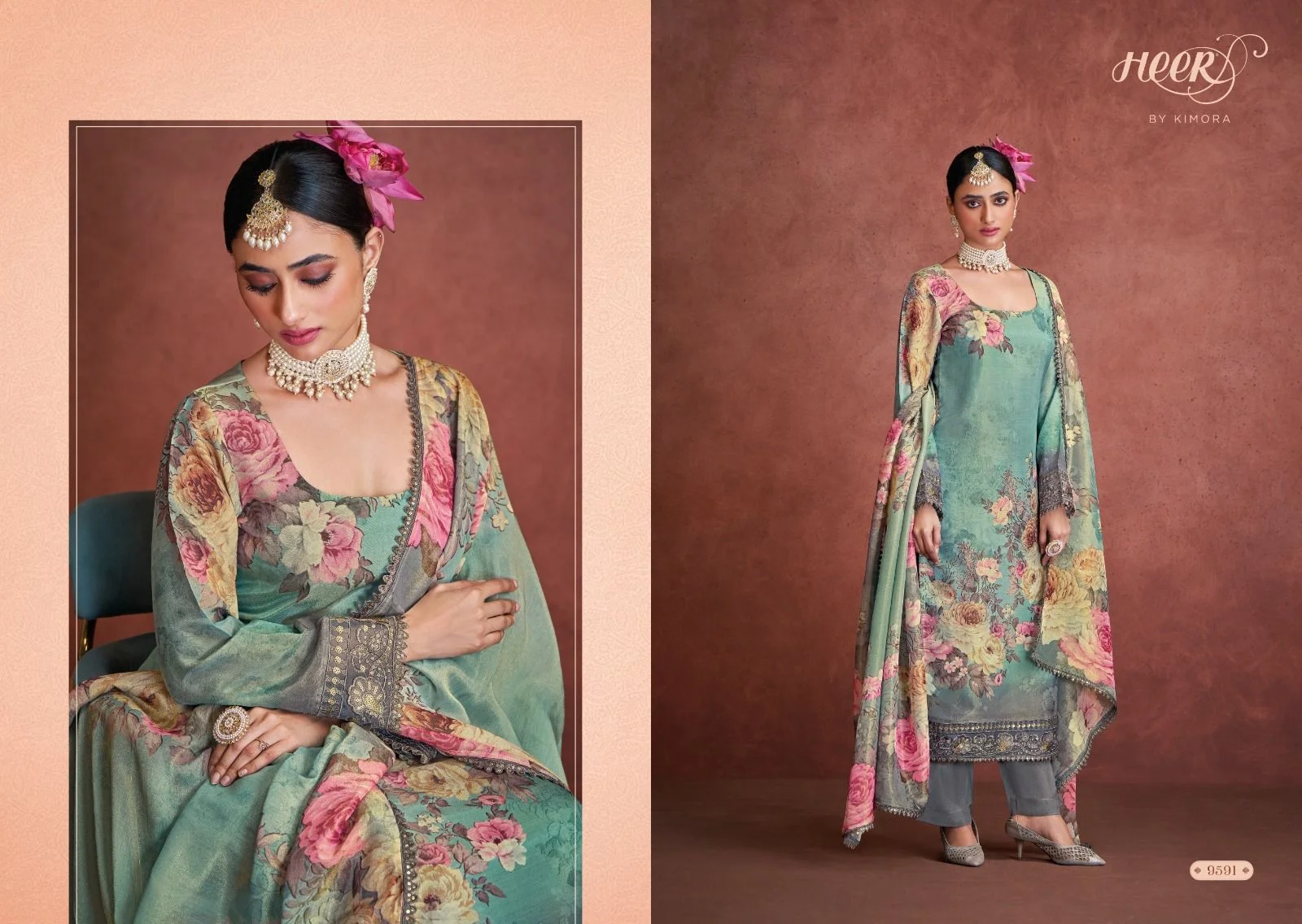 Kimora heer rabia ladies suits exporter