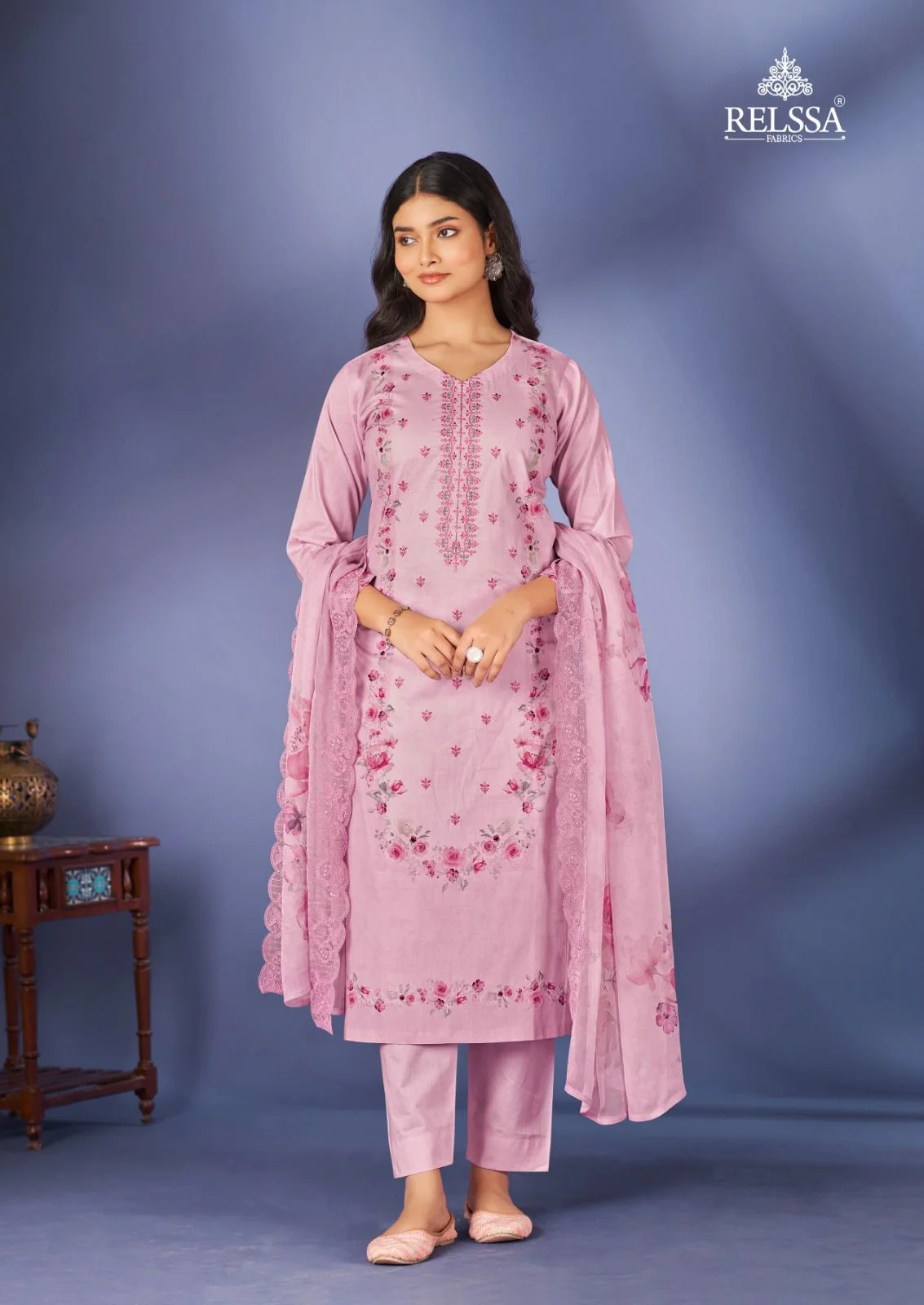 Relssa rubi 10 ladies cotton dress material