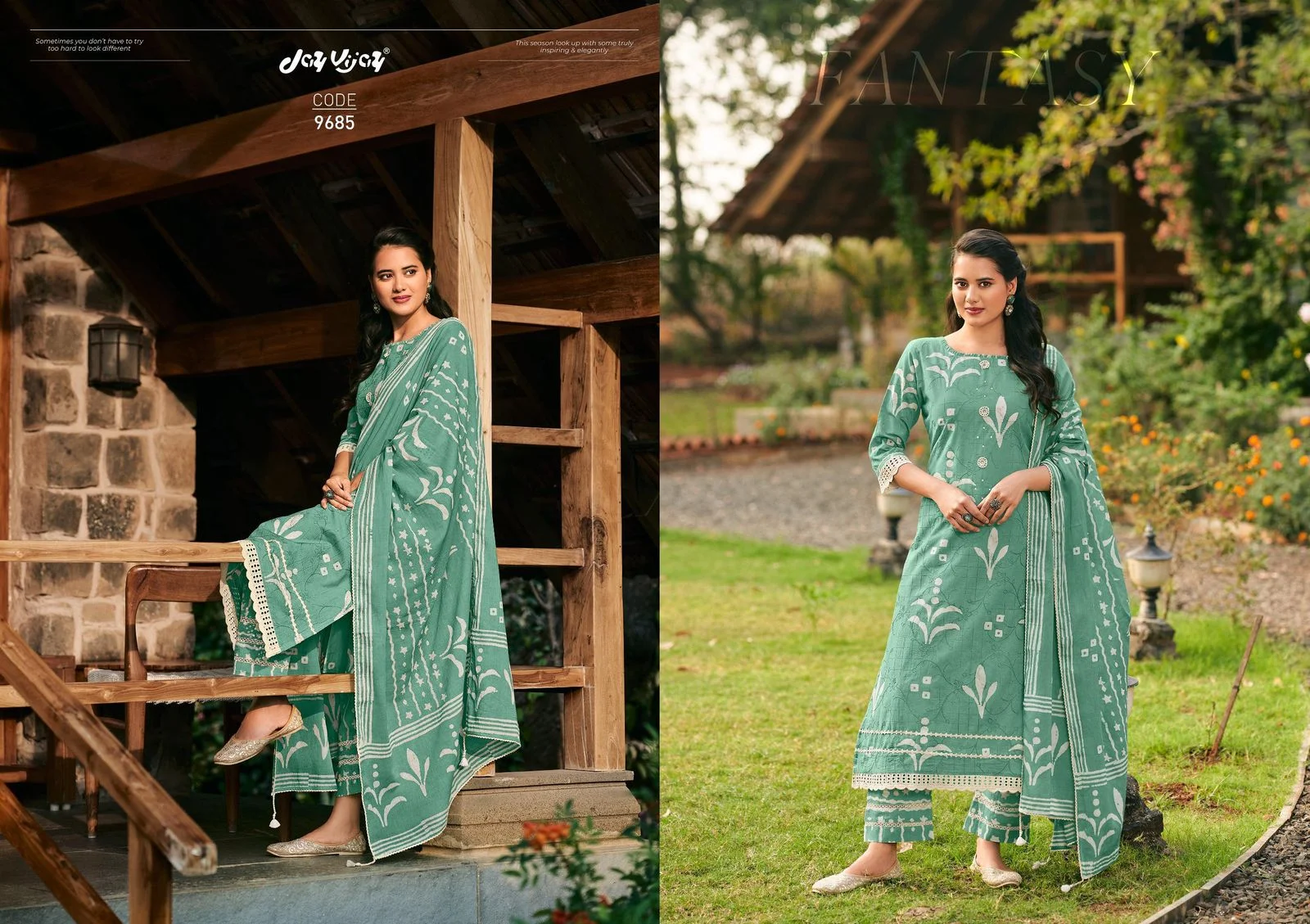 Jay Vijay parijat ladies designer suit