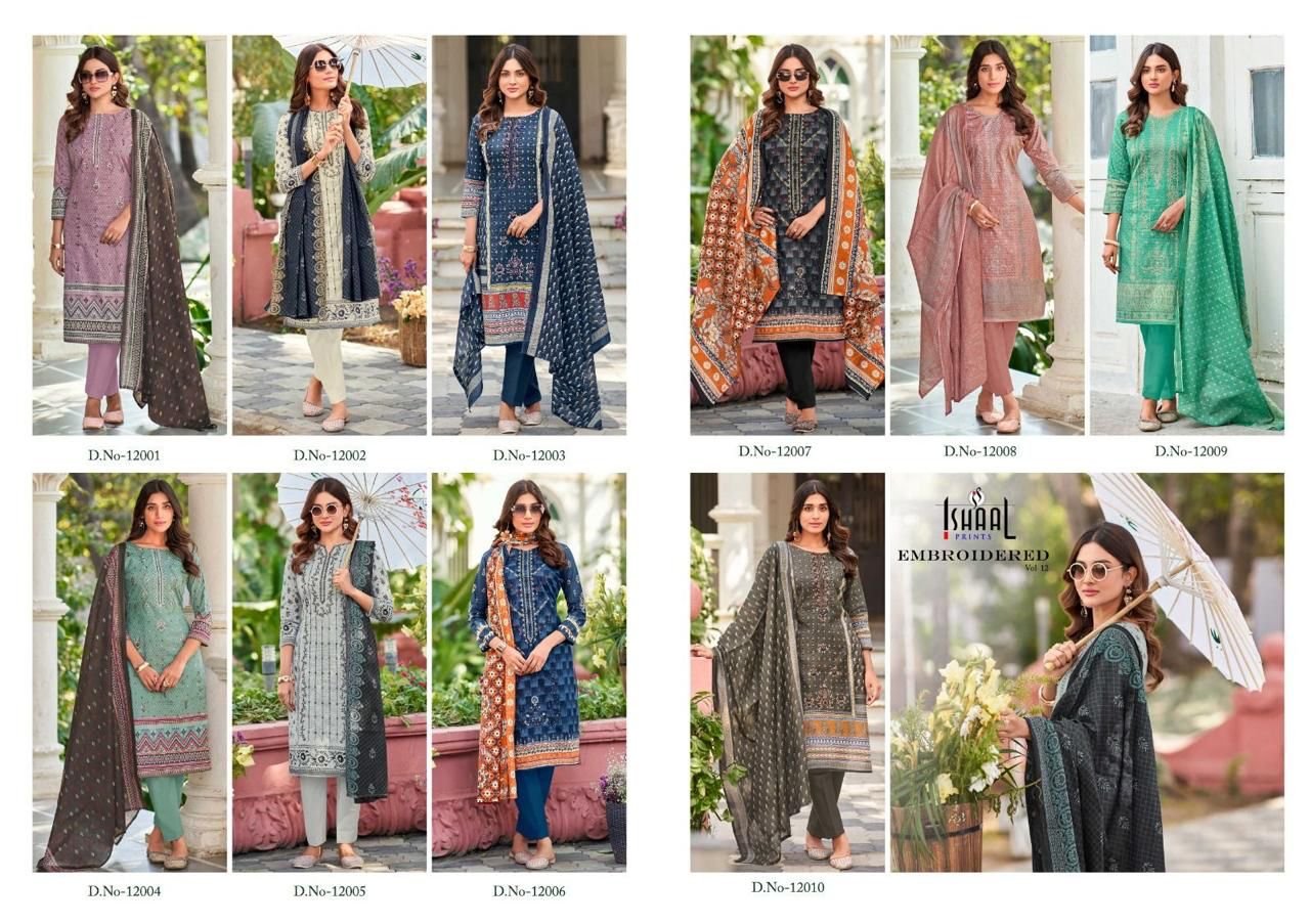 Ishaal embroidered vol-12